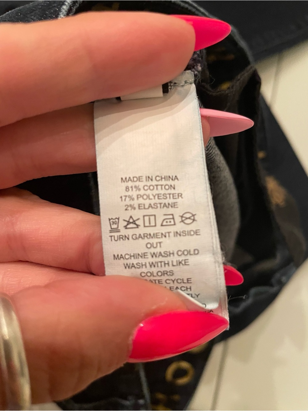 kate spade Women's Skinny Dark Blue Jeans - Picture 3 of 5